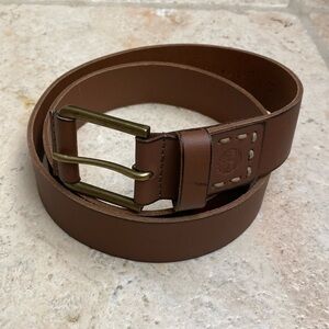 Timberland Men's Genuine Leather Belt 38 classic minimalist western